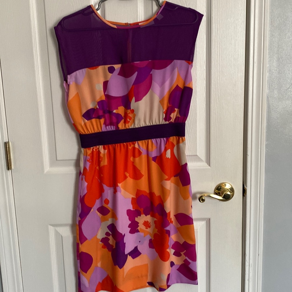🔥 lowest price! New York and Company Bright Floral Summer Dress Size Small